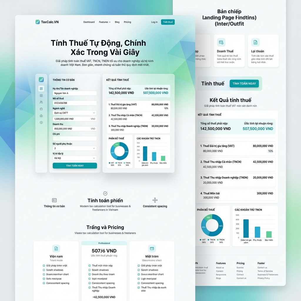 Tax Tool Mockup